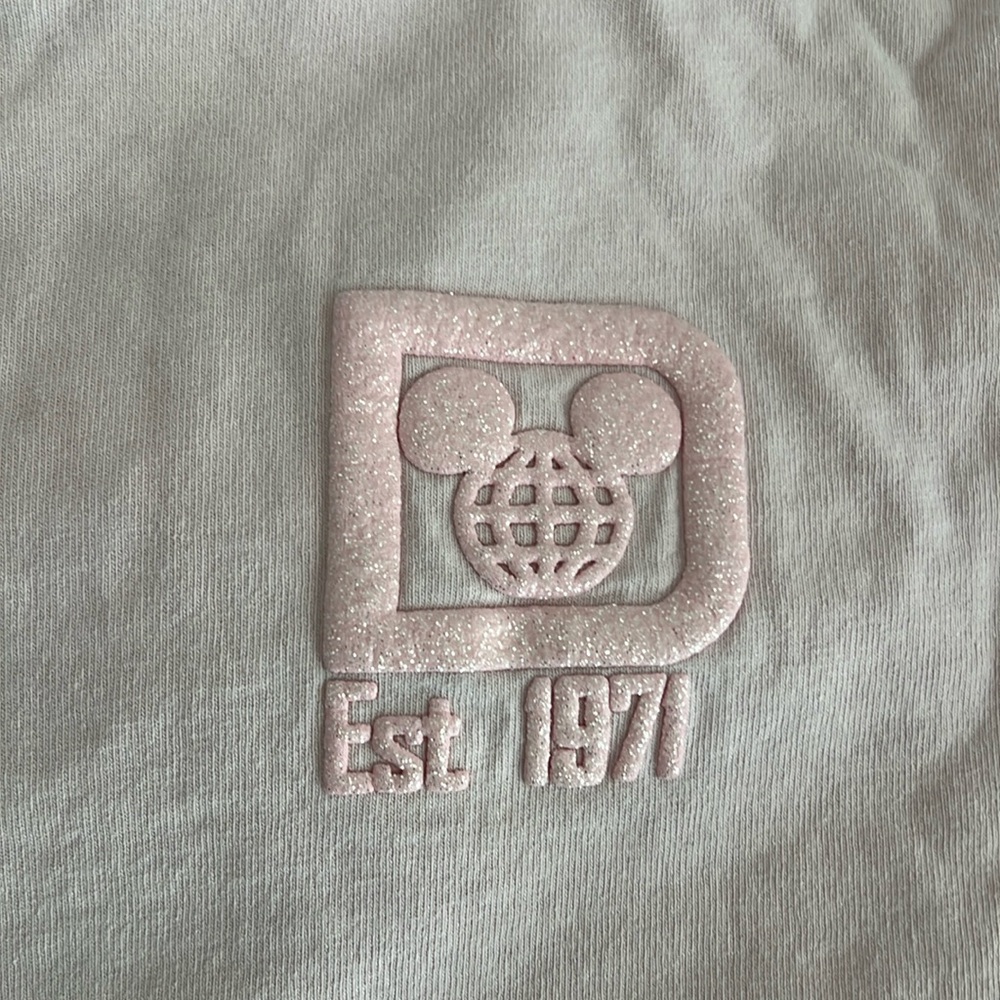WDW baby pink glitter spirit jersey